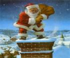 Санта Клаус в предстоящей через трубу Лад&amp;#10
